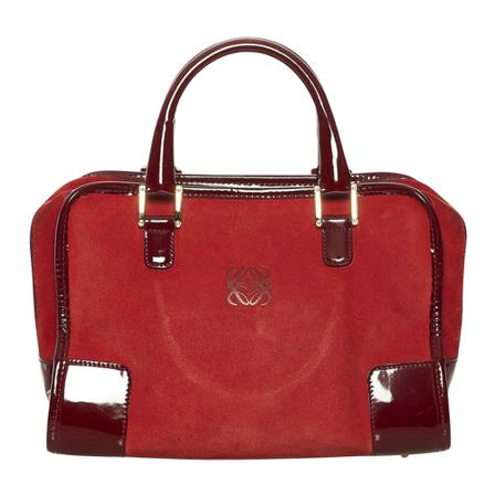 Loewe Pre-owned, Pre-owned Handbag Rood, Dames, Maat:ONE Size