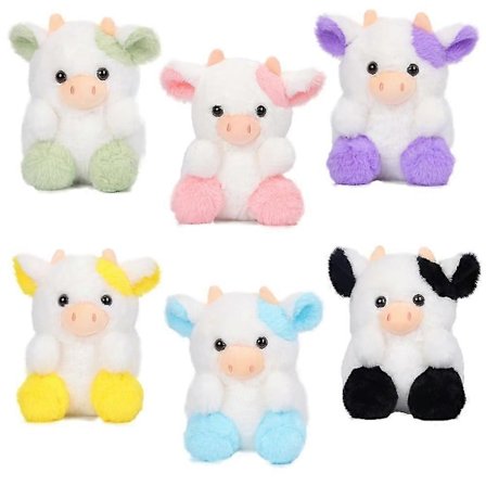 Rosa Ku Kosedyr Belle Jordbærku Søt Jordbærku Dukke for Barnebursdagsgave