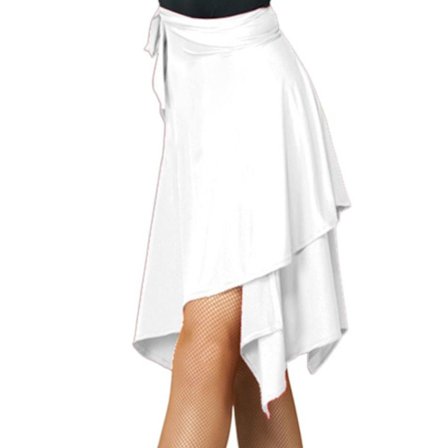 Latin Dans Nederdel Ballet Nederdel HVID