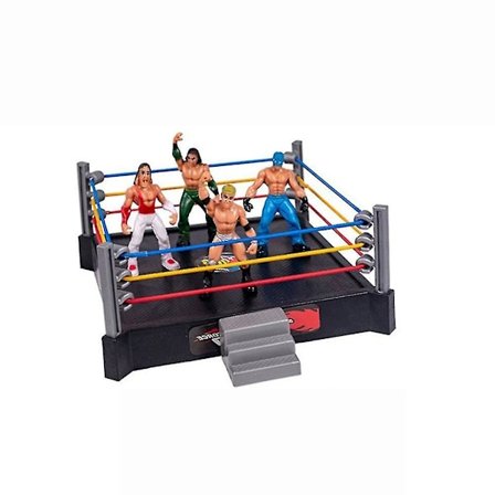 Wrestling Toys Set - Morsomt Wrestler Warrior Fighting Ring for Barn
