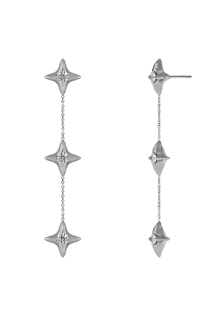 Edblad Stellar Earrings Steel Smycken & klockor Dam Grå ONESIZE