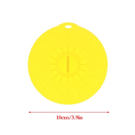 Silikone Mikrobølgeskål Låg Gryde Låg Låg Genanvendelig