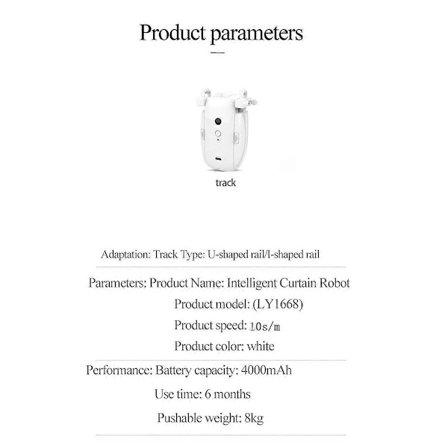 TUYA Smart ZigBee Gardinrobot T/U-Skinne Spor Automatisk Gardinåbner Fjernbetjening Gardinmotor Smart Life