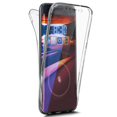 Tpu Mobil-skal För Apple Iphone X / Xs Full Skydd Stötsäker Gumm Transparent