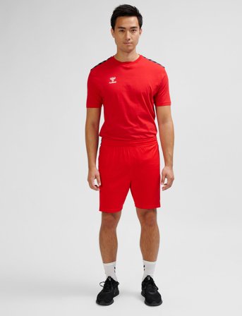 Hummel Hmlauthentic Pl Shorts - Red - XL