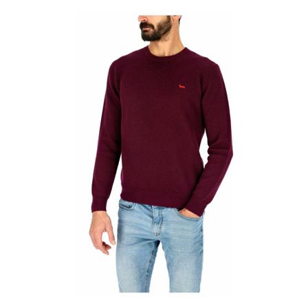 Harmont & Blaine Round-neck Strik Lilla, Herre Strik