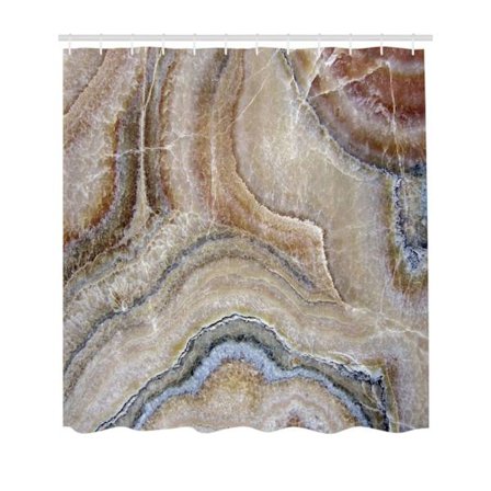 Brun duschdraperi, 100cm*180cm