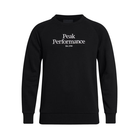 Peak Performance Junior Original Crew Children long-sleeved sweaters Black 140