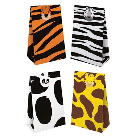 Vilda Djur - Godispåsar 4-pack - Partyninja.se