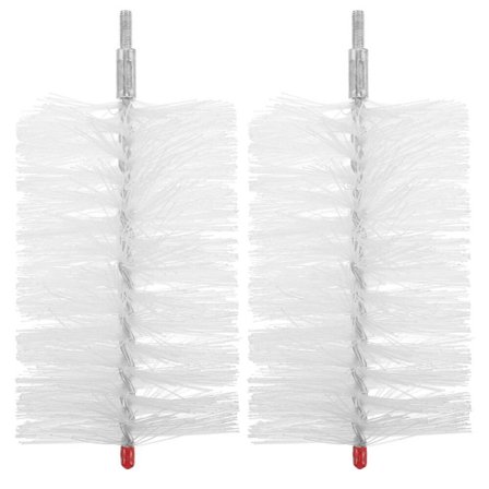 2 st Rörborsthuvud Portabel Slangborsthuvud Tvättmaskin Avloppsslang Borsthuvud för Ersättning