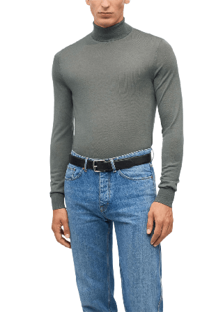 Tiger of Sweden Nevile Turtleneck Ulltröja Tröjor Herr Grå M