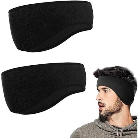 Fleece Ørevarmere Hodebånd/Ørevarmere Vinter 2 STK Hodebånd Fleece Hodebånd, Hold Varmen & Koselig med vår Termiske Polar Fleece