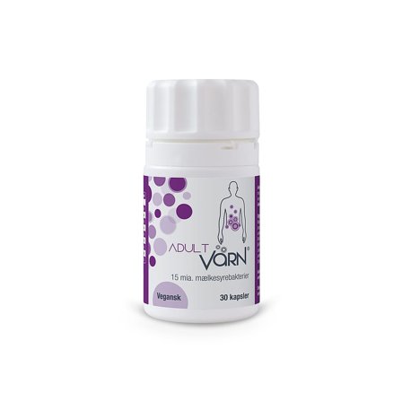 Värn AdultVärn 30 kaps, Helse & Madvarer, Ingredienser, Mælkesyrebakterier