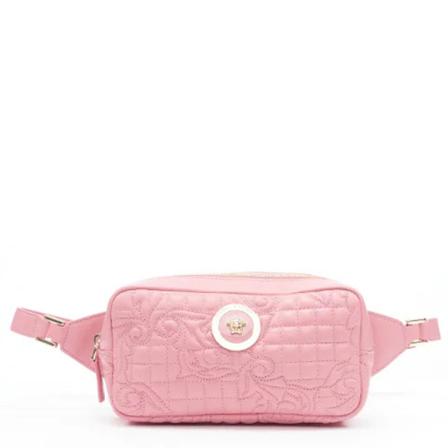 Versace Pre-owned Pre-owned Læder crossbody-tasker Pink, unisex Vintage Tasker, Størrelse: ONE Size