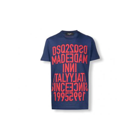 Dsquared2 T-Shirts blå, Herr, Herr, Storlek: M