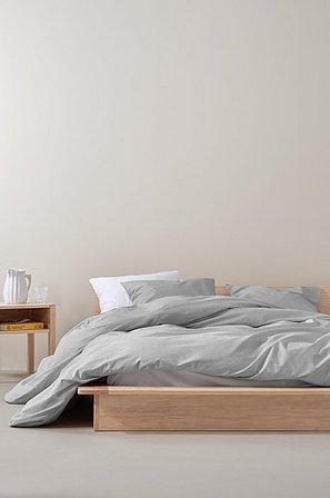 Jotex - Sengesæt Dobbeltseng Lysegrå - BILL - Køb Dobbeltseng hos Jotex