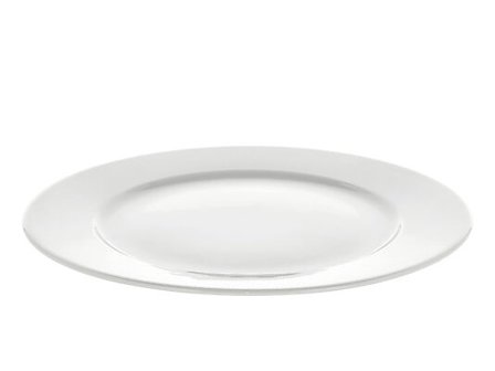 PILLIVUYT Tallerken flat med fane Eventail 28cm hvit