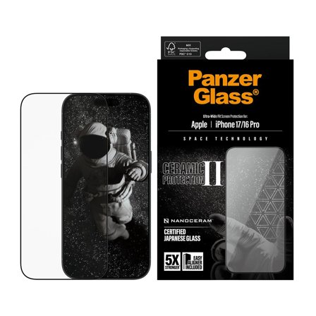 PanzerGlass iPhone 17/16 Pro Ceramic UWF