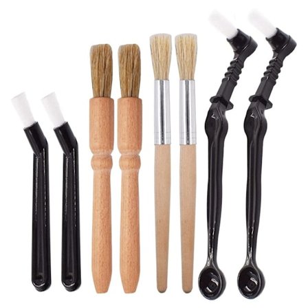 Kaffe Maskin Rengjøringssett 8 Stykker Flaskebørste Kaffe Maskin Rengjøringsbørste Rengjøringsbørste Svart Rengjøringsbørster Kaffe Maskin Børste 