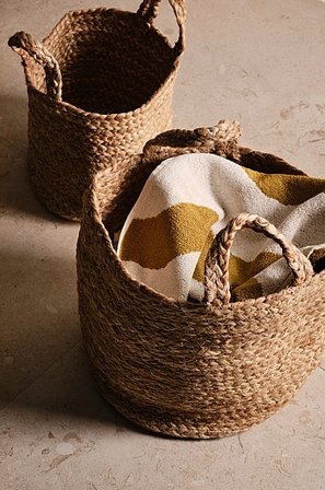 Jotex - Säilytyskorit, 2/pakk. Ruskea Juuttia Ruskea CLAIR Osta Eteiskalusteet Jotex