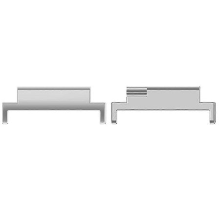 1 par klockarmbandsanslutning 18 mm till 22 mm klockarmband metalladapter - Roséguld (FMY)