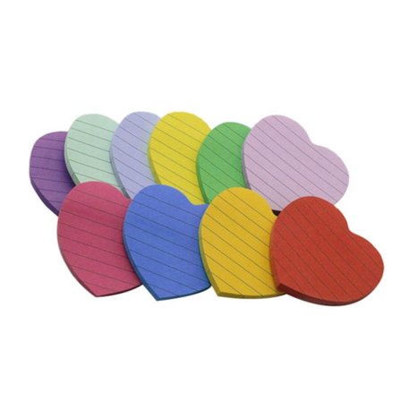 10 Pads Sticky Notes Ljusa färger Sticky Notes Självhäftande