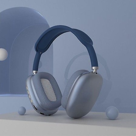 P9 Trådlösa Bluetooth-hörlurar Stereo Hifi Ljud Musik Hörlurar Sport Spel Hörlurar Brusreducerande Headset Stödjer För Tf Med Mikrofon