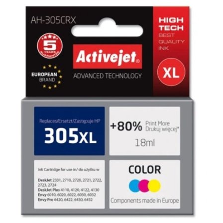 Aktiv bläckpatron/ Kompatibel med HP 305XL 3YM63AE/ Färgpatron