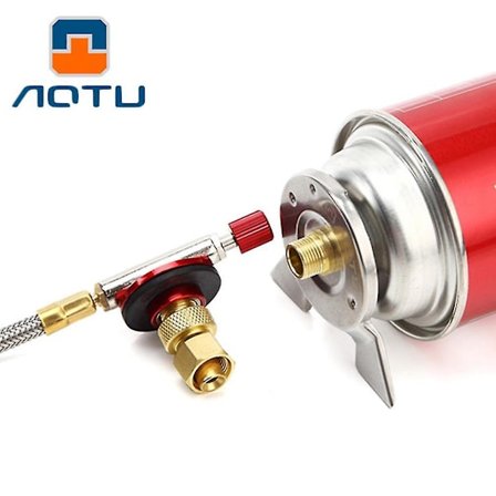 Camping Gasslange Adapter for Omvandling av Gassbeholder