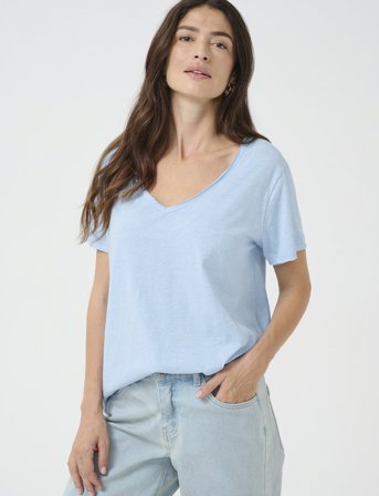 Cream Crsina T-Shirt - Blue - M