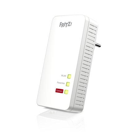 AVM FRITZ!Powerline 1260E - strømlinjeadaptersett - Wi-Fi 5 - veggpluggbar