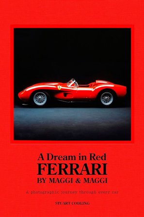 New Mags - Coffee Table Book - A Dream In Red Ferrari - Punainen - Coffee table books - - Homeroom