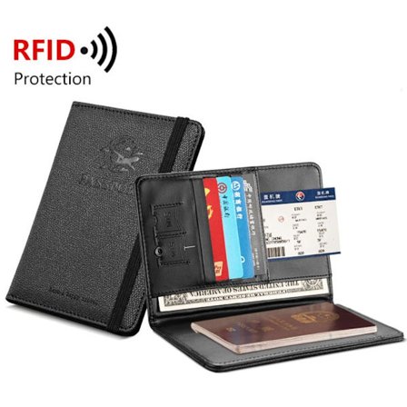 Pasomslag Pas Klips SORT