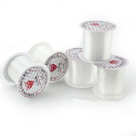 Klar ikke-strækbar elastisk perlertråd ikke-elastisk snor perlertråd krystalstreng ikke-strækbar linje håndværk smykker armbånd fremstilling snor 