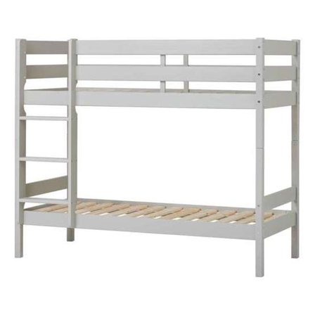 Hoppekids - Våningssäng ECO Comfort - 70x160 Cm Dove Grey - Litenleker