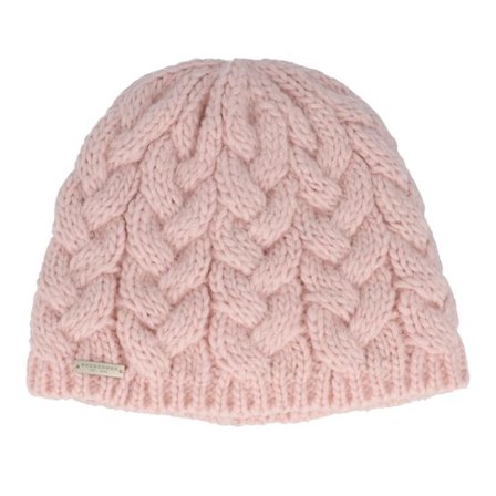 Seeberger - Rosa knit Beanie - Beautiful Cabl knit Pink Beanie @ Hatstore