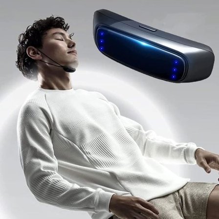 Elektrisk snorkeapparat med kjevemassasje for bedre søvn