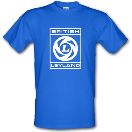 Revolutionary Tees British Leyland Retro Logo Brittiläinen Autoteollisuus Paksu Puuvilla T-paita S-xxl