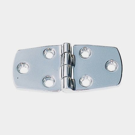 Hatch hinge 1852-Marine, 76.5 x 37.5 mm, acid-resistant stainless steel (AISI 316, cast)