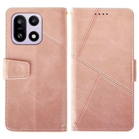 IDEWEI OnePlus 15 5G Plånboksfodral Calf Texture Konstläder - Rosa