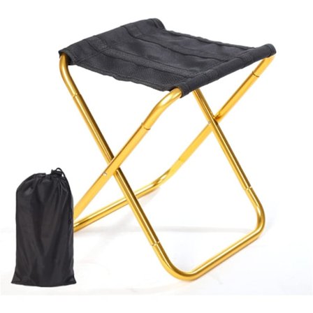 Sammenleggbar utendørs krakk, liten sammenleggbar campingkrakk med