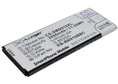 Batteri for SmartPhone, Mobil for Samsung Galaxy Note 4 (China Mobile), SM-N910F og andre.