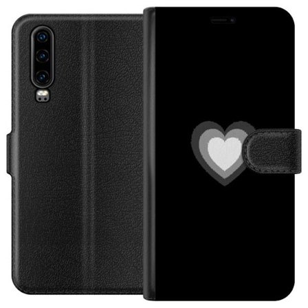 Yhteensopiva Lompakkokotelo Huawei Huawei P30 Soft Glow Heart