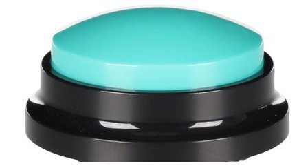 Innspillbare Knapper til Hund - Blå