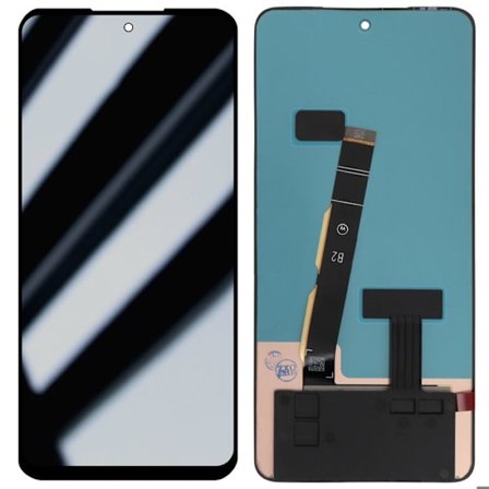 LCD-skærm og berøringsglas til Motorola Moto G84 uden ramme Relife Sort