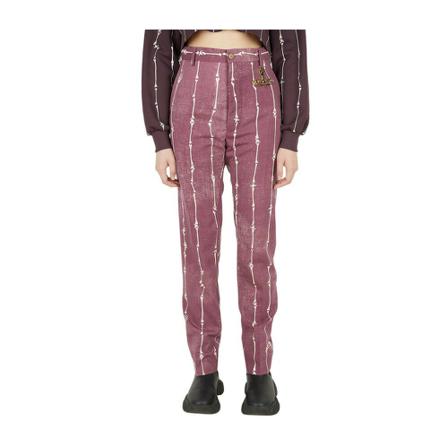 Vivienne Westwood, Cruise Pants Paars, Dames, Maat:S