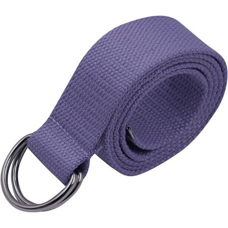 Lærred mesh dobbelt D-ring ternet taljebånd sølvspænde lang bælte til kvinder, mænd, teenagere