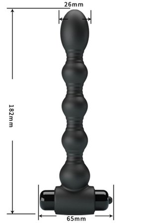 Kjøp Pretty Love Lynn Vibrating Anal Plug - Analplugg med vibrator | God pris