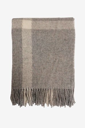 Redlunds - York ullpläd 130x170 - Grå - Filtar & plädar - 130X170 - Från Homeroom