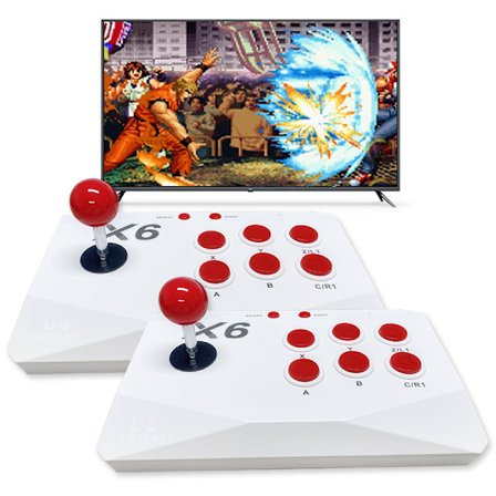 1 stk. VILCORN Trådløs Arkade Gamepad Retro Joystick med 2,4 GHz Receiver Spilcontroller Kompatibel med M8